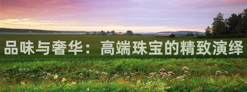 新宝注5册：品味与奢华：高端珠宝的精致演绎