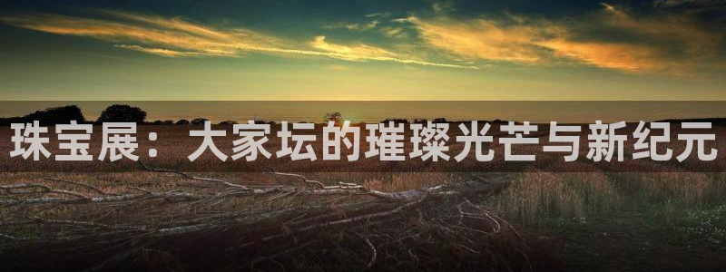 新宝5直属：珠宝展：大家坛的璀璨光芒与新纪元