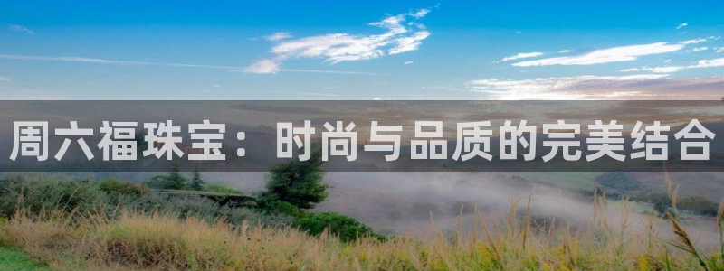 新宝5为啥开：周六福珠宝：时尚与品质的完美结合