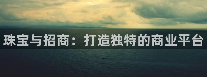 新宝5 唯一：珠宝与招商：打造独特的商业平台