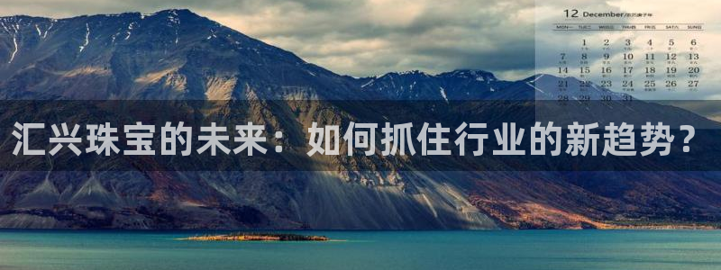 新宝5手机版：汇兴珠宝的未来：如何抓住行业的新趋势？