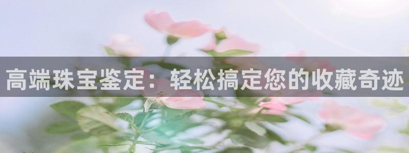 新宝5平台霸：高端珠宝鉴定：轻松搞定您的收藏奇迹