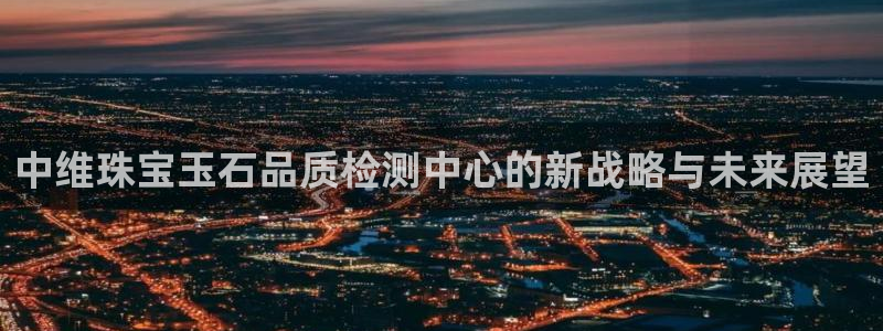 新宝5测速平台登录：中维珠宝玉石品质检测中心的新战略与未来展望