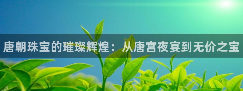 新宝5娱乐手机登录：唐朝珠宝的璀璨辉煌：从唐宫夜宴到无价之宝