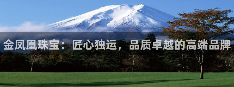 新宝5官方：金凤凰珠宝：匠心独运，品质卓越的高端品牌