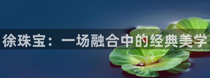 新宝5唯一：徐珠宝：一场融合中的经典美学