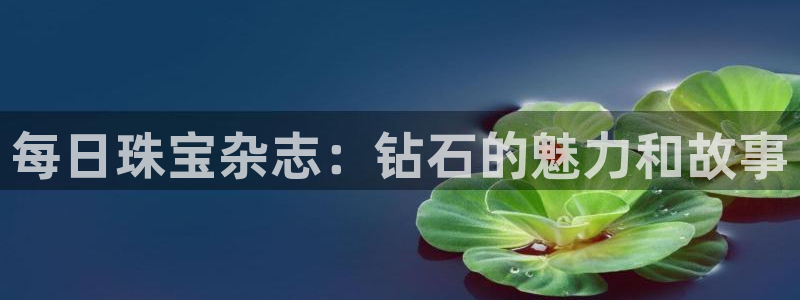新宝5招商：每日珠宝杂志：钻石的魅力和故事